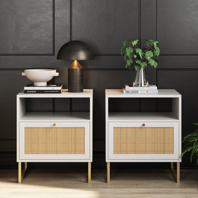 Table d'appoint Cilka Sled avec rangement