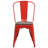 Kewaunee Metal Stackable Chair with Wood Seat-1921678924