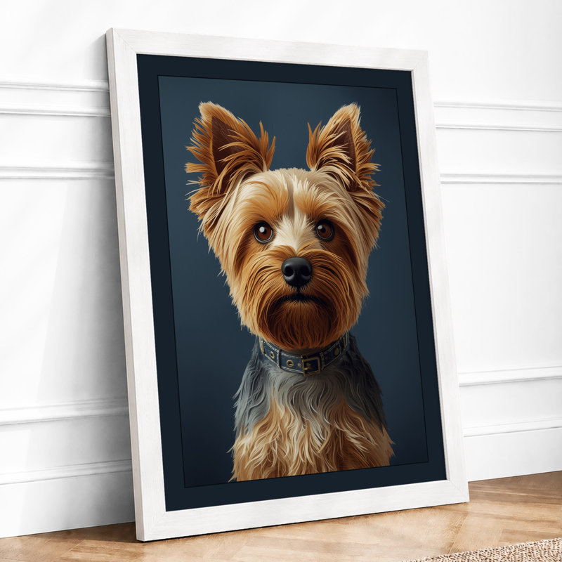 Topknot Portrait Modern - Print, A2 - 59.4 x 42.0 cm, White