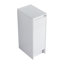 Armoire de rangement autoportante 12 po, portes à fermeture douce, blanc brillant (emballage KD)