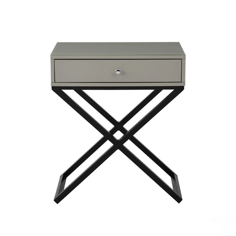 Table de chevet 23 po Taupe, Gris
