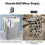 Canvas Rolling Laundry Bin with Handles-1664458270