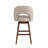 Cy Solid Wood Upholstered Counter Height Or Bar Height Swivel Barstool With Fabric Seat - Set Of 4-1336183463-1336183461
