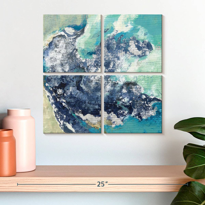 Turquoise Avery, 18" H x 18" W