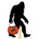 Piquet de cour d'Halloween Bigfoot