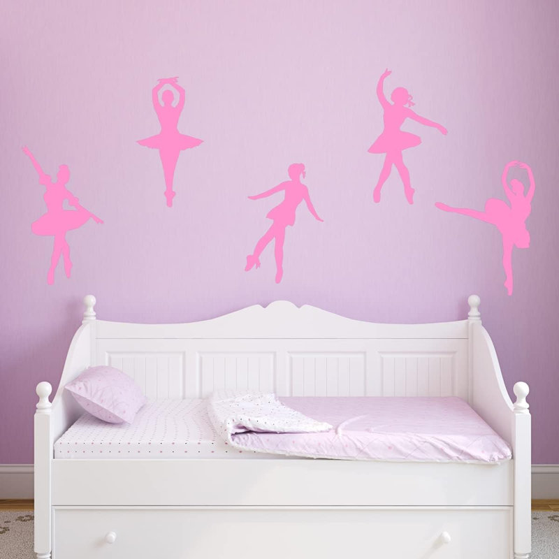 Non-Wall Damaging Wall Decal, Pink