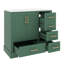 Meuble-lavabo classique 36 po avec lavabo en céramique avec deux portes à fermeture silencieuse et quatre tiroirs-1363021152-1363021085