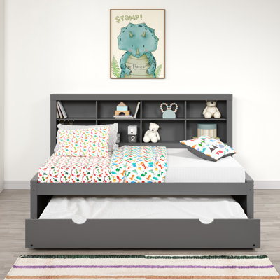 Hiam Kids Twin Daybed with Trundle