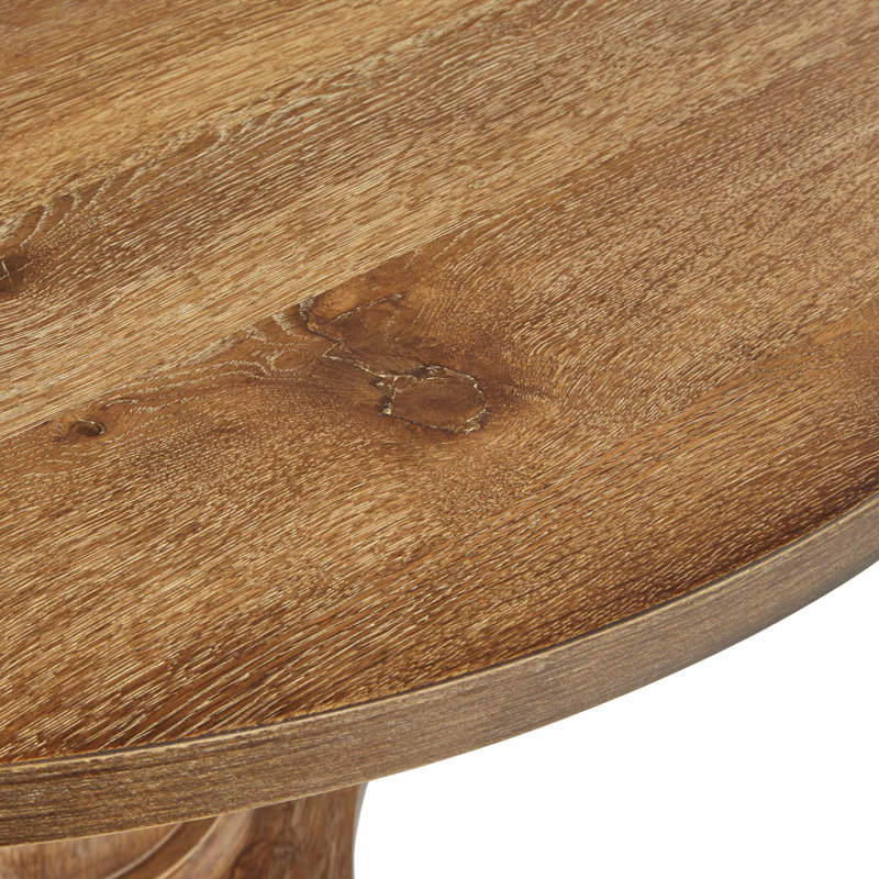 Whitmore 45.25" Pedestal Dining Table, Driftwood