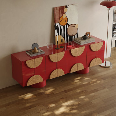 Creative Red TV Stand