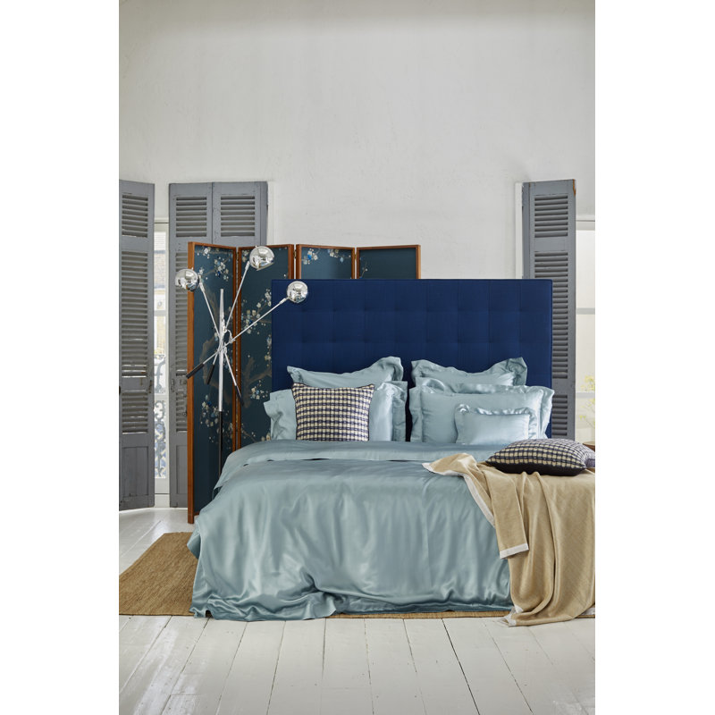 Signature Silk Machine Plain Woven Weave Fitted Sheet, Teal, King Fitted Sheet