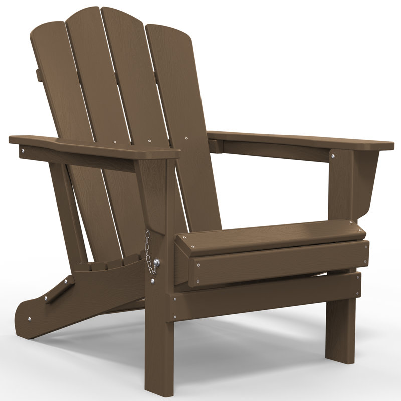Chaise Adirondack pliante Delman, Brun
