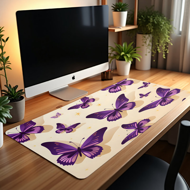 Polyester Desk Pad, 14.4x12.1