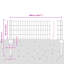 Fence with Post Segment Outdoor Barrier Garden Terrace Divider Boundary-322646868-322646895