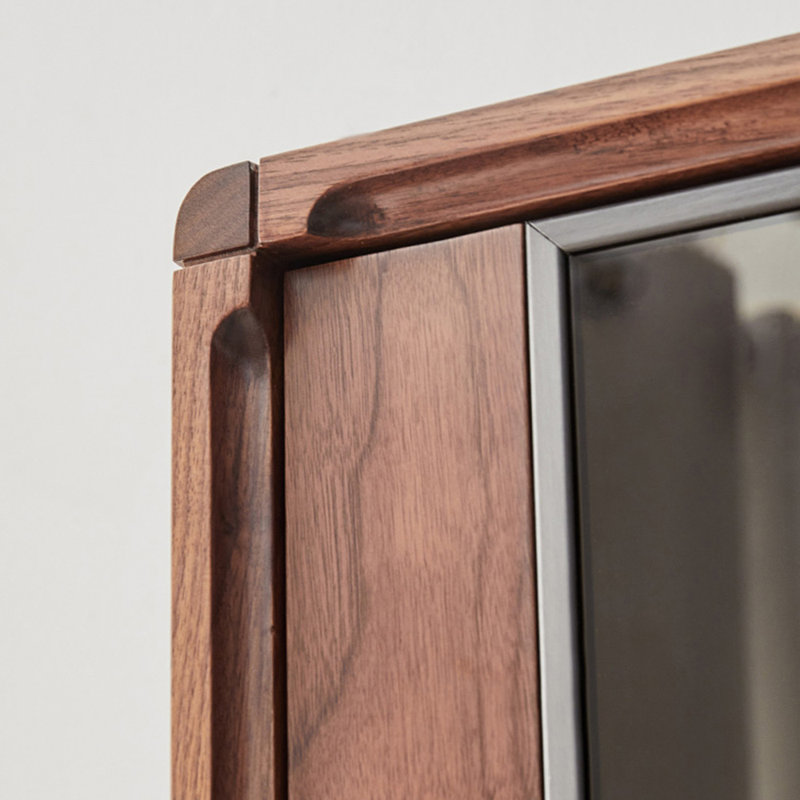 European style light luxury solid wood bookcase