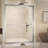Tempered Glass With Explosion Proof Film,Aluminum Frame Double Sliding Shower Door,Stainless Steel Handle-112539501