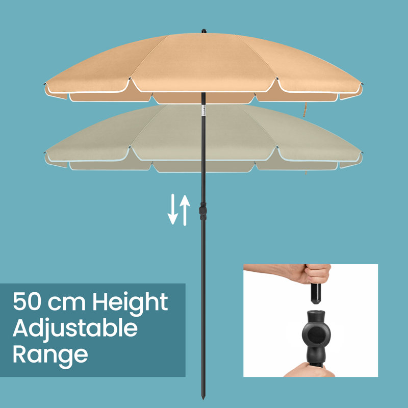Market Parasol, 160cm W x 160cm D, Taupe