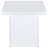 White High Gloss End Table