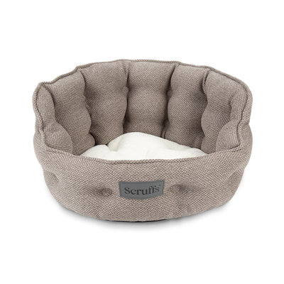 Scruffs Seattle - Luxury Chesterfield Cat or Small Dog Bed