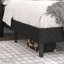 Lit plateforme tapissier Toderick avec aile de luxe et mélange de lin-985124325-985124330