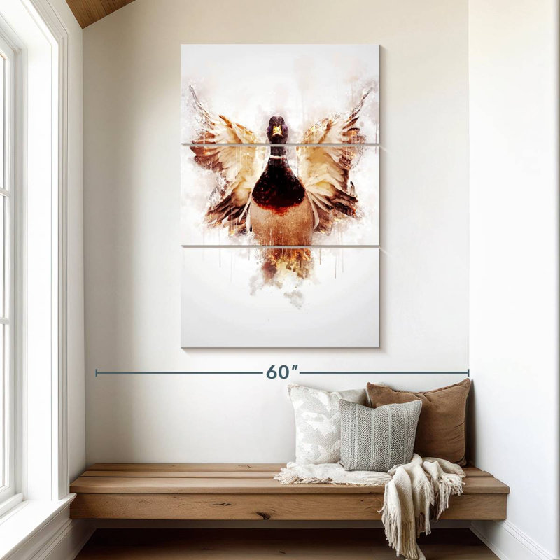 Brampt Drake Duck, 50" H x 32" W