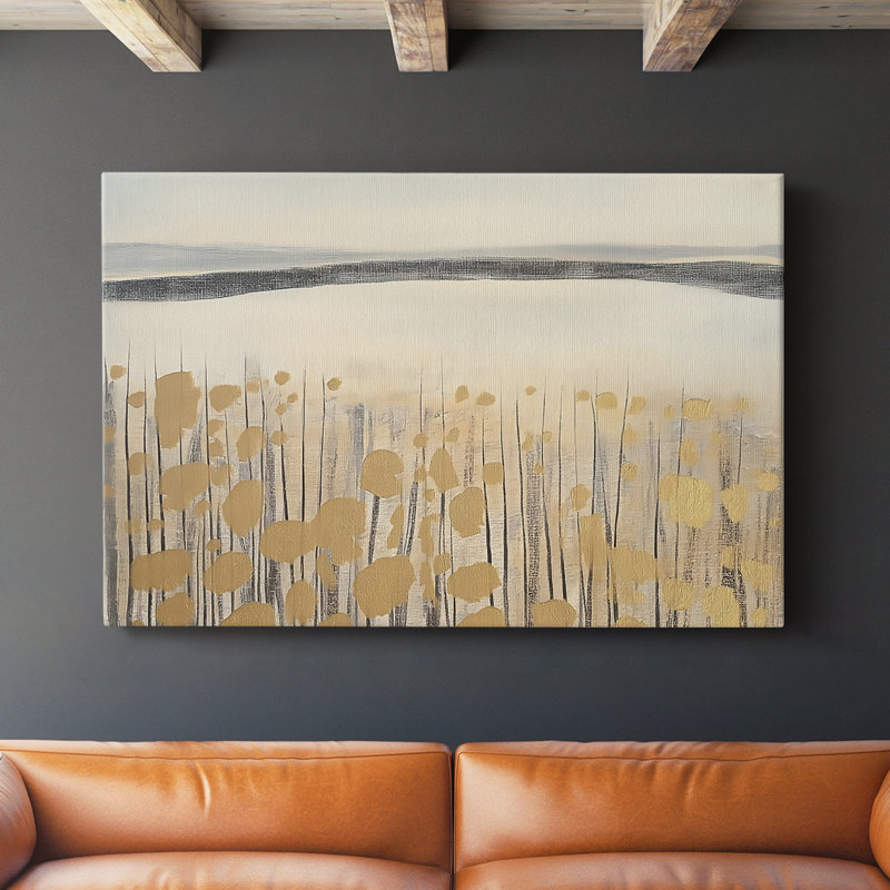 Série de paysages abstraits LXI, H 8 po x l 12 po