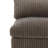 Upholstered Light Brown Faux Rabbit Fur Flannel Armless Chair with Pillow Back, Single Chair Module Part For Sectional Sofa-1671411247