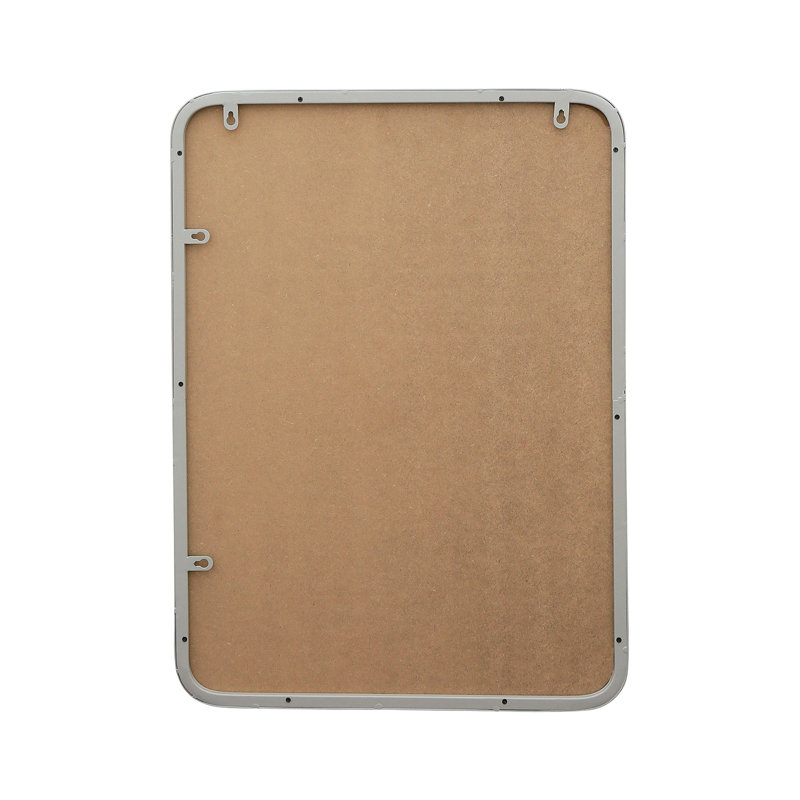 Miroir de salle de bain Duesbury, 36 po x 24 po, Blanc