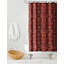 Abide Shower Curtain | Crimson