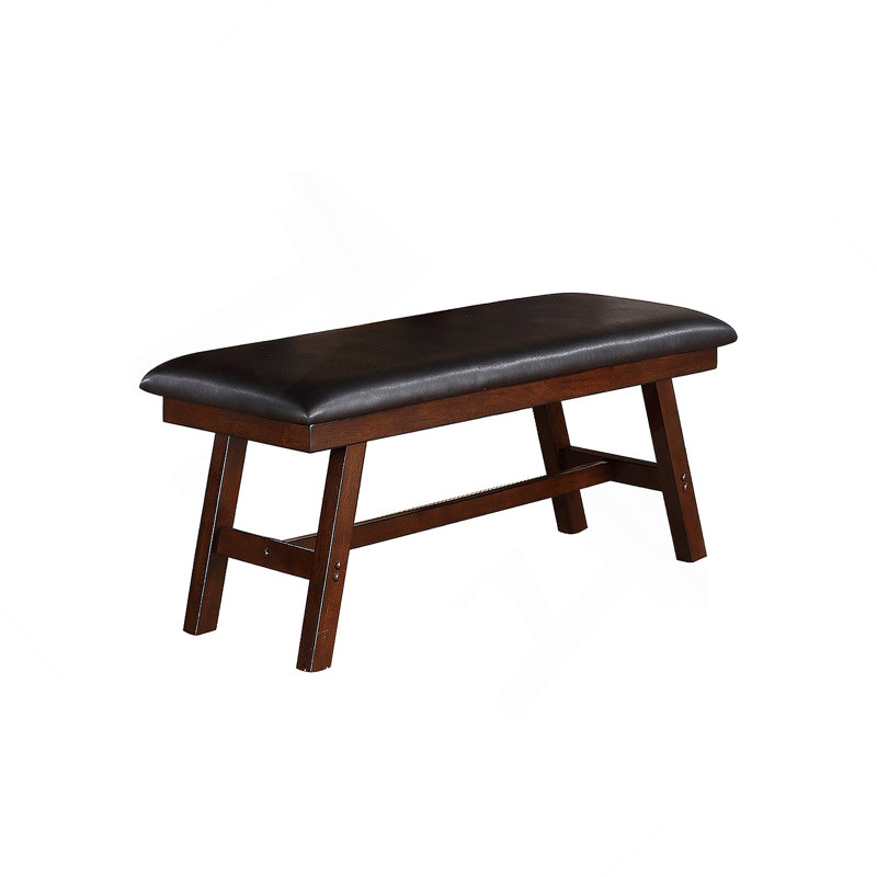 Banc rembourré en similicuir Harewood