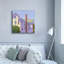  «Bucolique Structure 4» par Carol Young, art mural sur toile, 37 po x 37 po