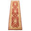 Tapis de bois one-of-kind à la main-noué la 2010 chobi rouge foncé 2 pi 9 po x 10 pi 1 po Afraz