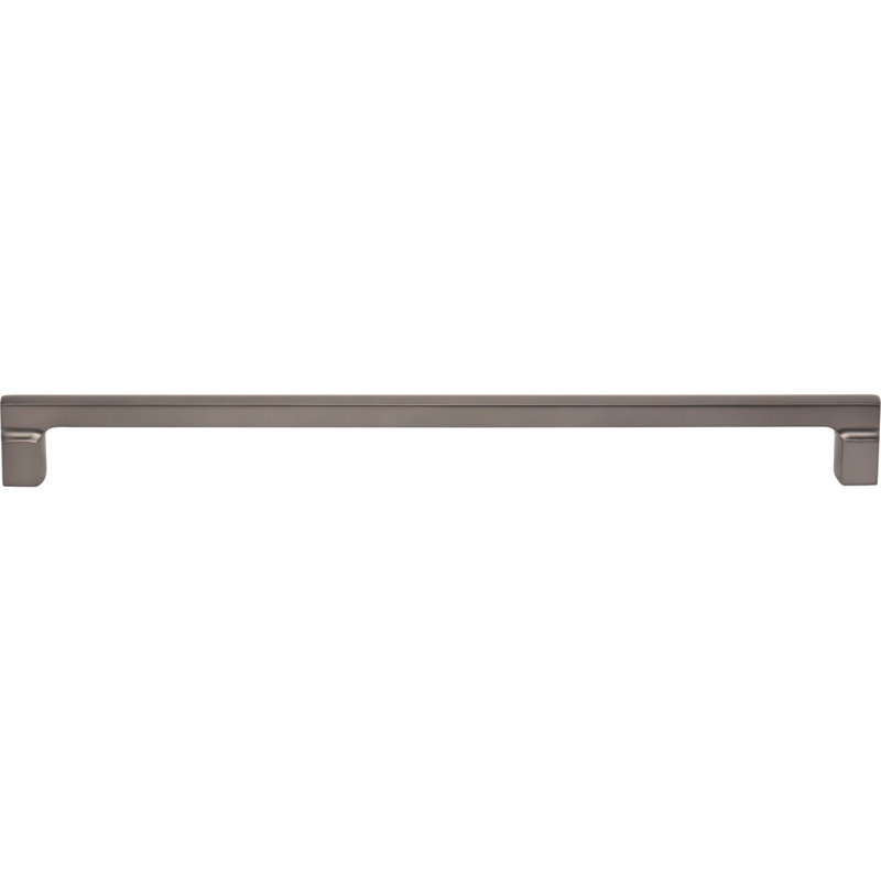 Reeves 12" Center To Center Bar Pull, 18", Slate