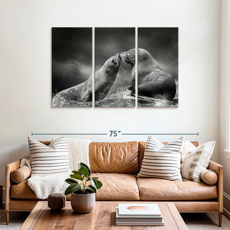 Brampt Seal Love, 36" H x 57" W