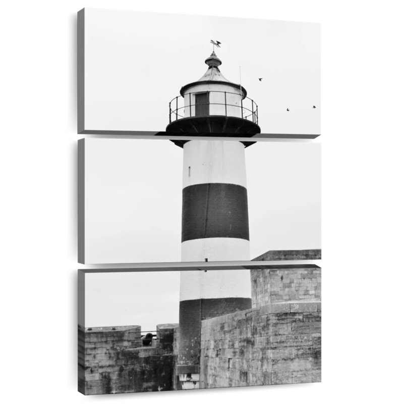 Phare du château Aletra Southsea, H 50 po x l 32 po