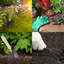 Hutchcraft Pure Garden Garden Hand Tool Set - Tote Gardening Tool Kit