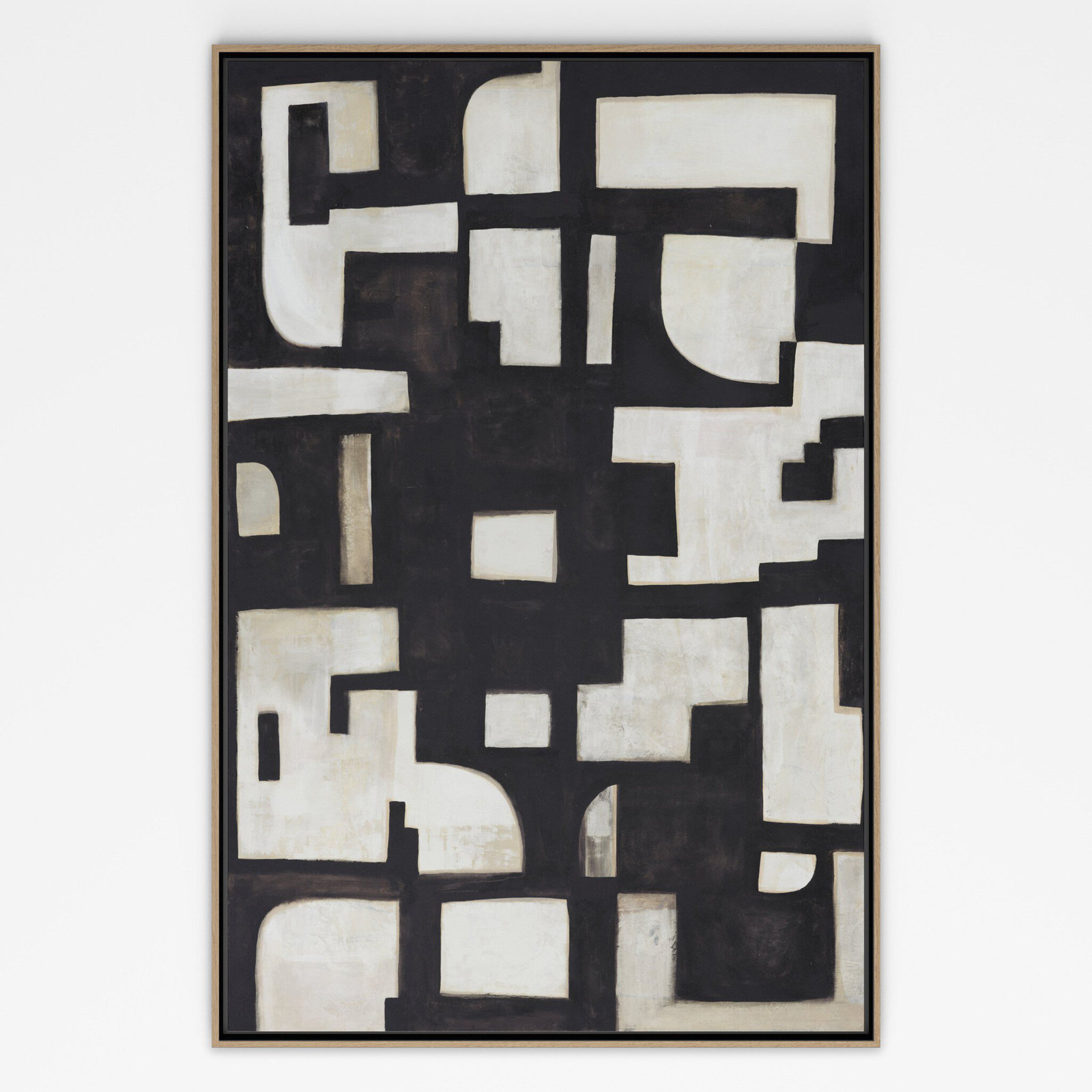 Civilization by Jess Engle, Natural Maple, 72" H x 48" W
