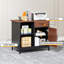 Bureau de direction 63 po avec classeur 31 po-1217934567