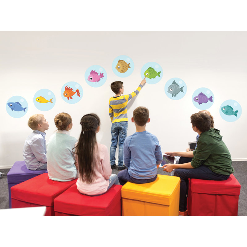 AmTab - WallDecal0404-EC - Wall Decal - 4"W x 4"L, 4" H x 4" W