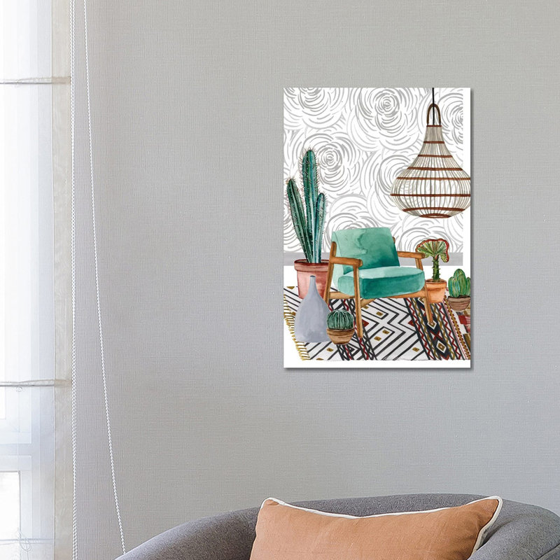 Desert Weavers III 1 Piece Wrapped Canvas Wall Art, 66.04 cm H x 45.72 cm W x 1.91 cm D