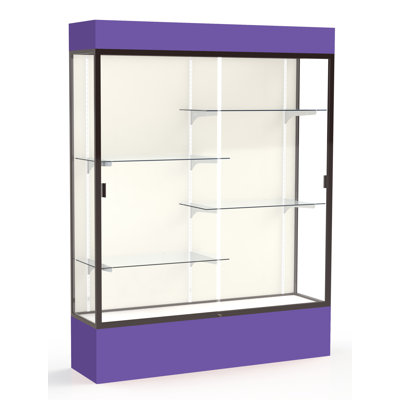 Vitrine en aluminium avec éclairage H 80 po x l 60 po Spirit Series