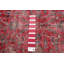 Tapis rouge foncé Melis 5 pi 9 po x 9 pi 9 po