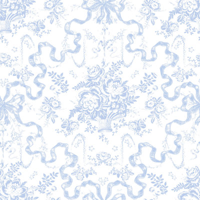 Fairytale Peony Toile Wallpaper