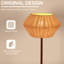 Lampe de table rétro en rotin tissé 15,75 pi avec ampoule rechargeable durable