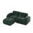 Ergonomic L-shaped Velvet Sofas, Modern Design, Ideal For Apartments-200493207