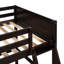 Lit mezzanine en bois massif avec échelle-1292527038