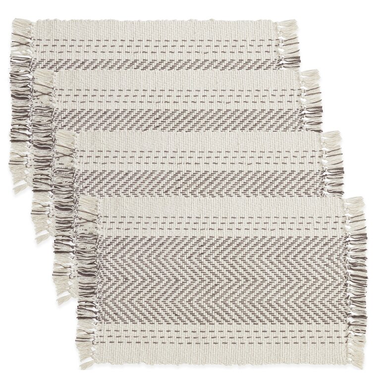 Star Printed Handwoven Placemats (set of 4)
