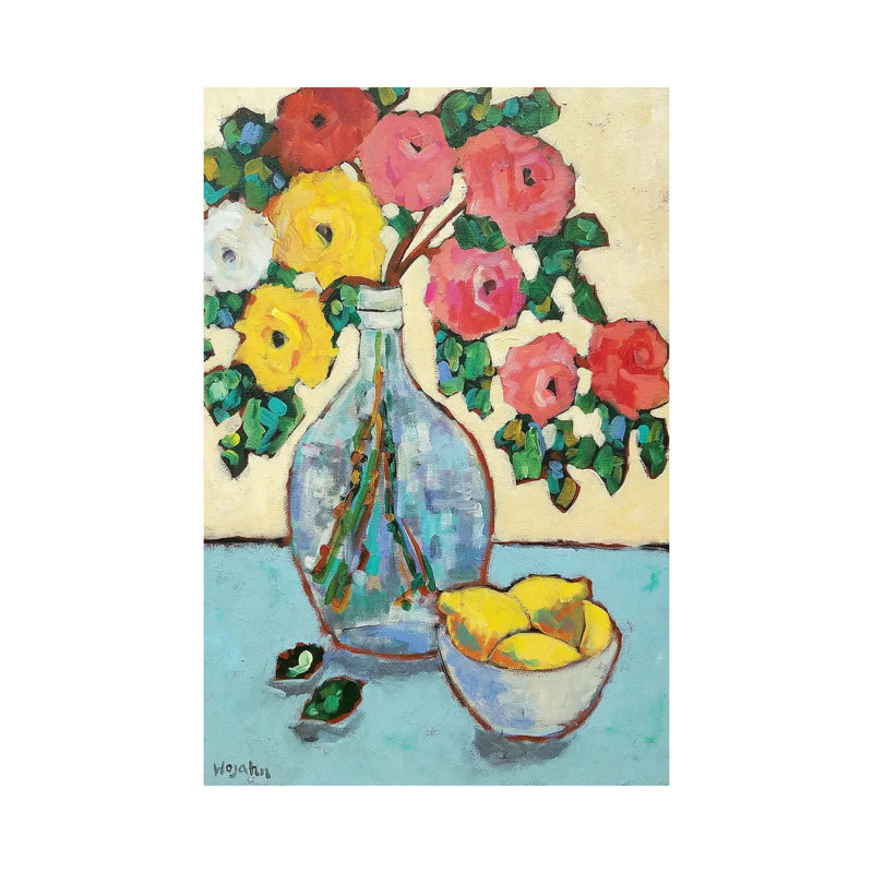 Buds In A Bottle 1 Piece Wrapped Canvas Wall Art, 18" H x 12" W, Wrapped Canvas