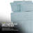 7PC Campus Ready Dorm Twin XL Bedding Bundle, Solid Comforter, Pillows And Sheet Set-114192875