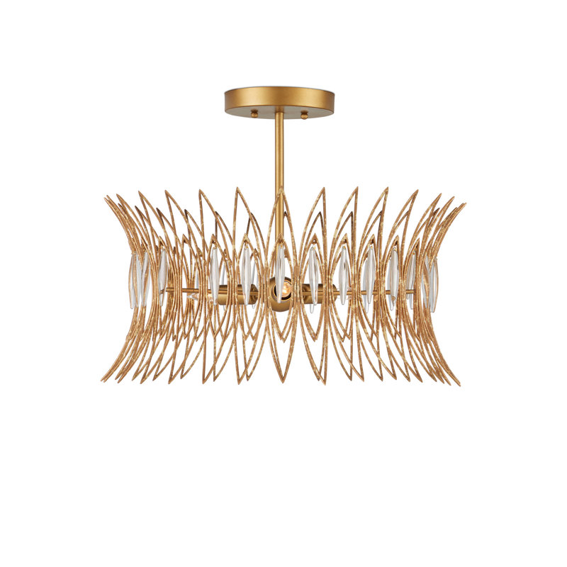 Marquise 3 - Light Semi Flush Mount